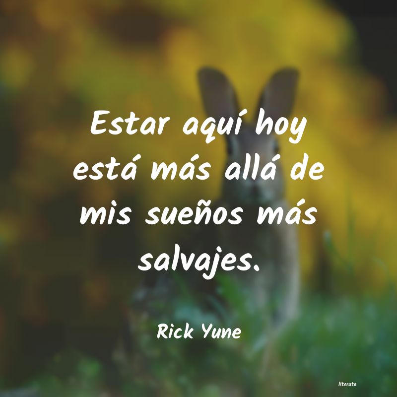 frases de Rick Yune