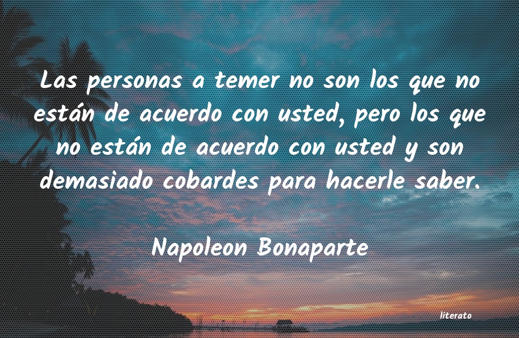 Frases de Napoleon Bonaparte