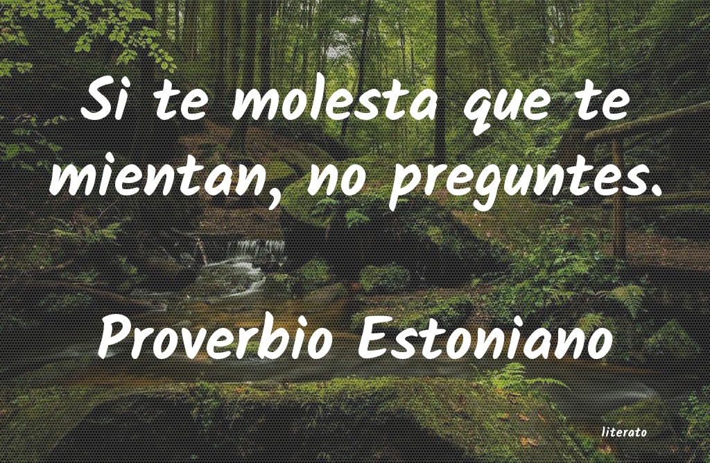 Frases de Proverbio Estoniano