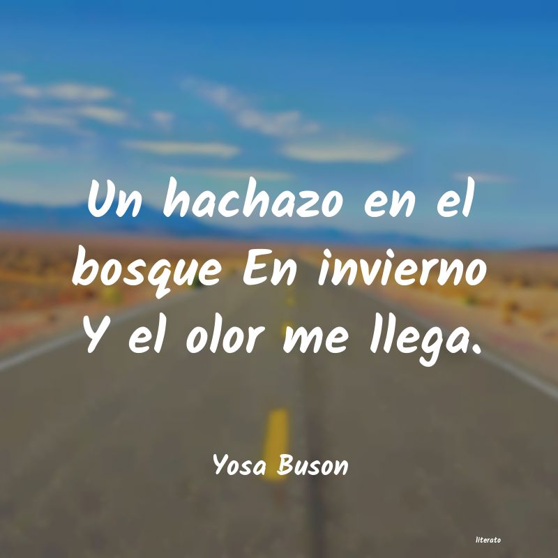 Frases de Yosa Buson