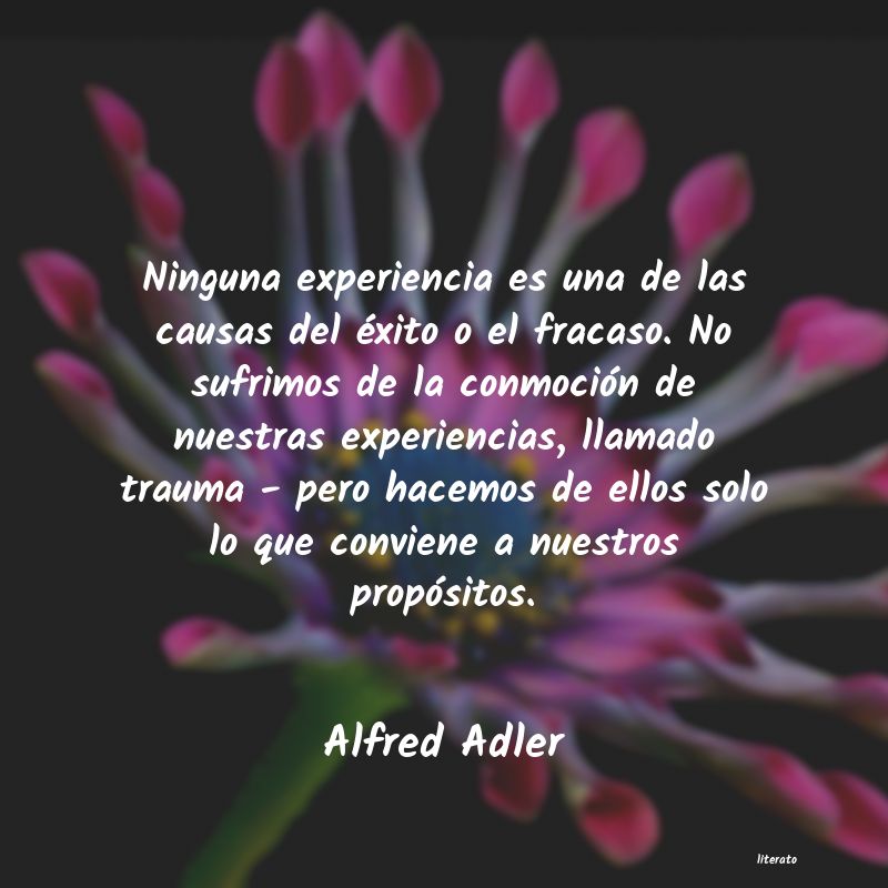 Frases de Alfred Adler