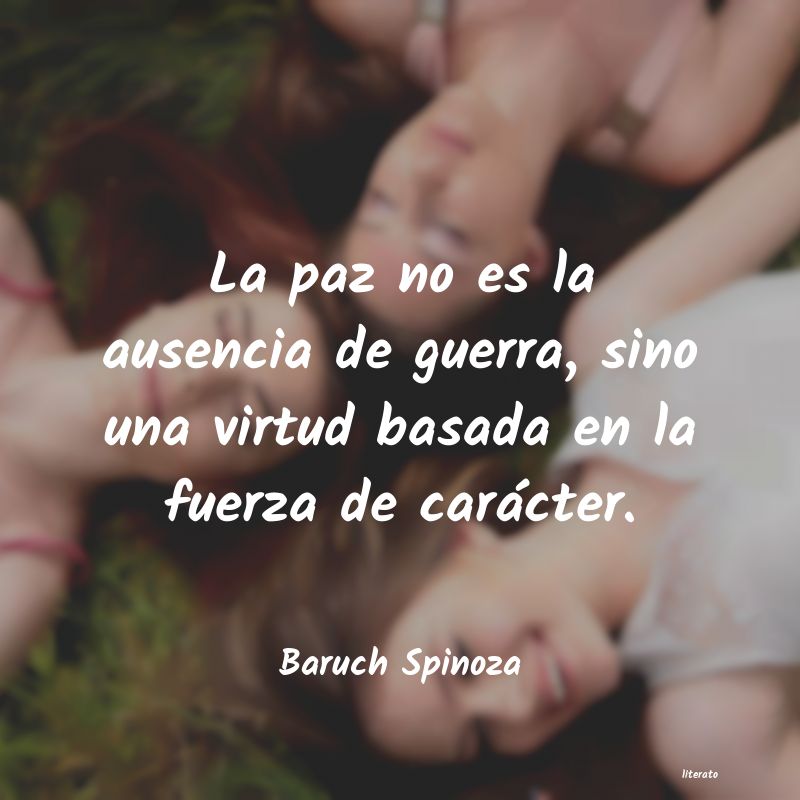 Frases de Baruch Spinoza