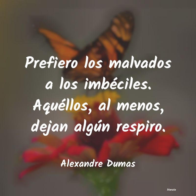 Frases de Alexandre Dumas