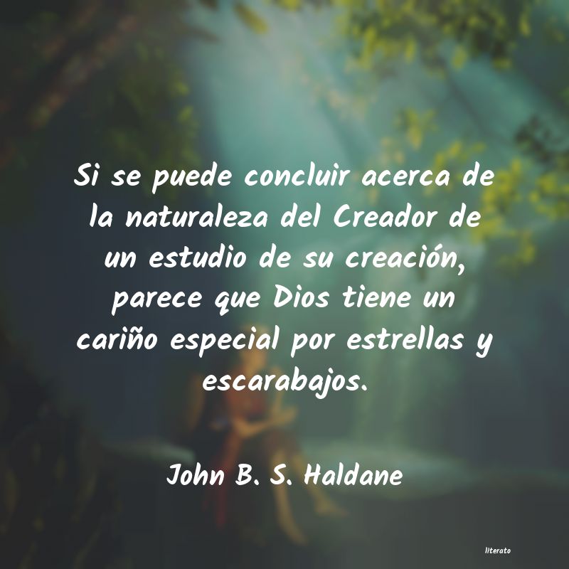frases de John B. S. Haldane
