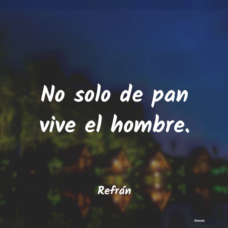 Frases de Refrán