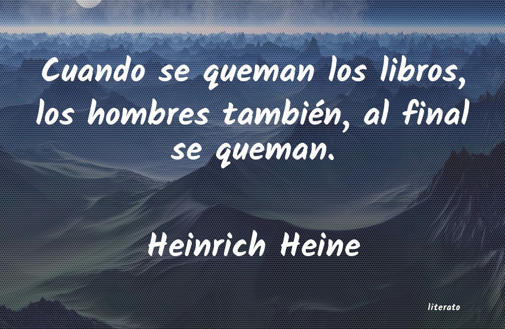 frases de Heinrich Heine