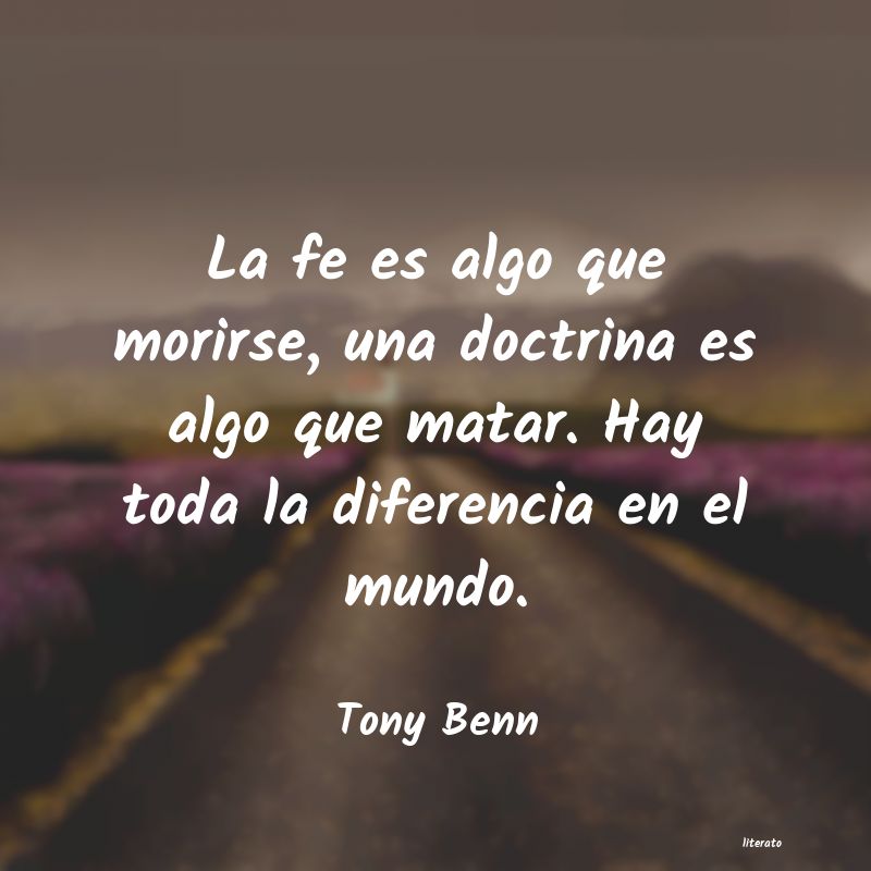 frases de Tony Benn