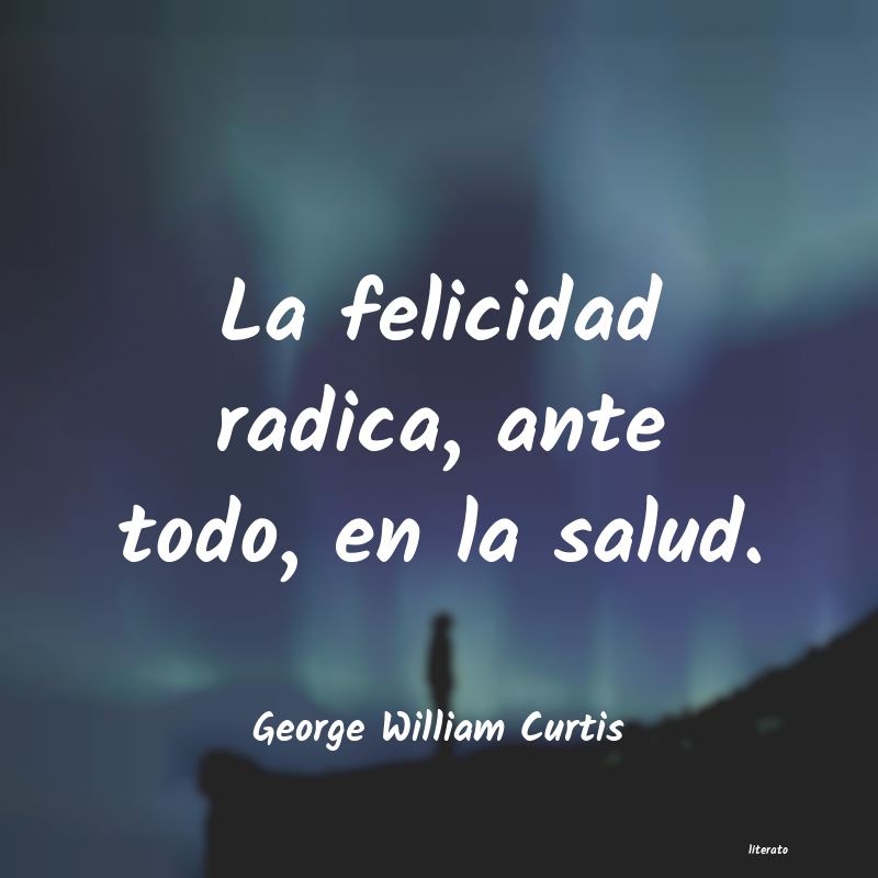 Frases de salud y felicidad - Literato