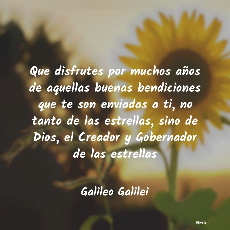 Frases de Galileo Galilei