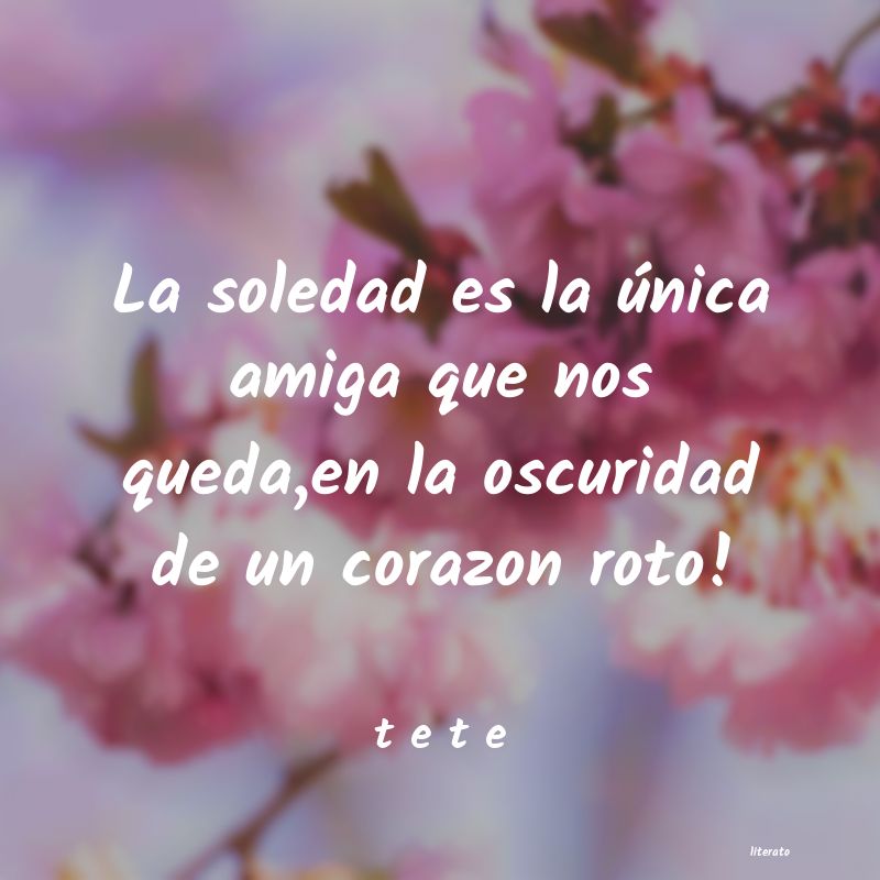 Frases de t e t e