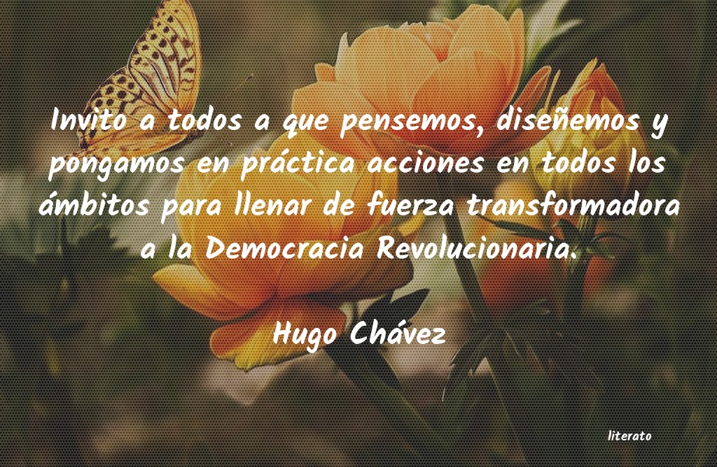 Frases de Hugo Chávez