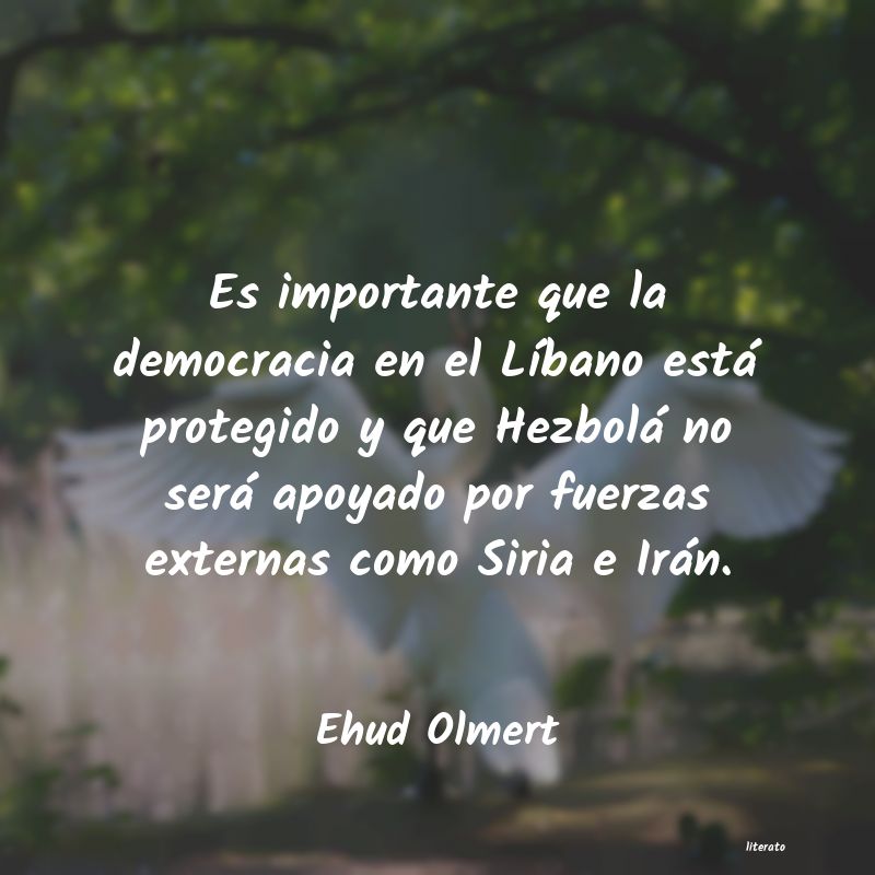 Frases de Ehud Olmert