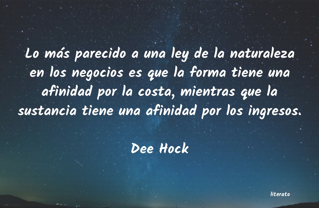 Frases de Dee Hock