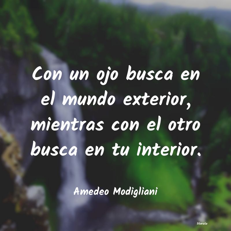 Frases de Amedeo Modigliani