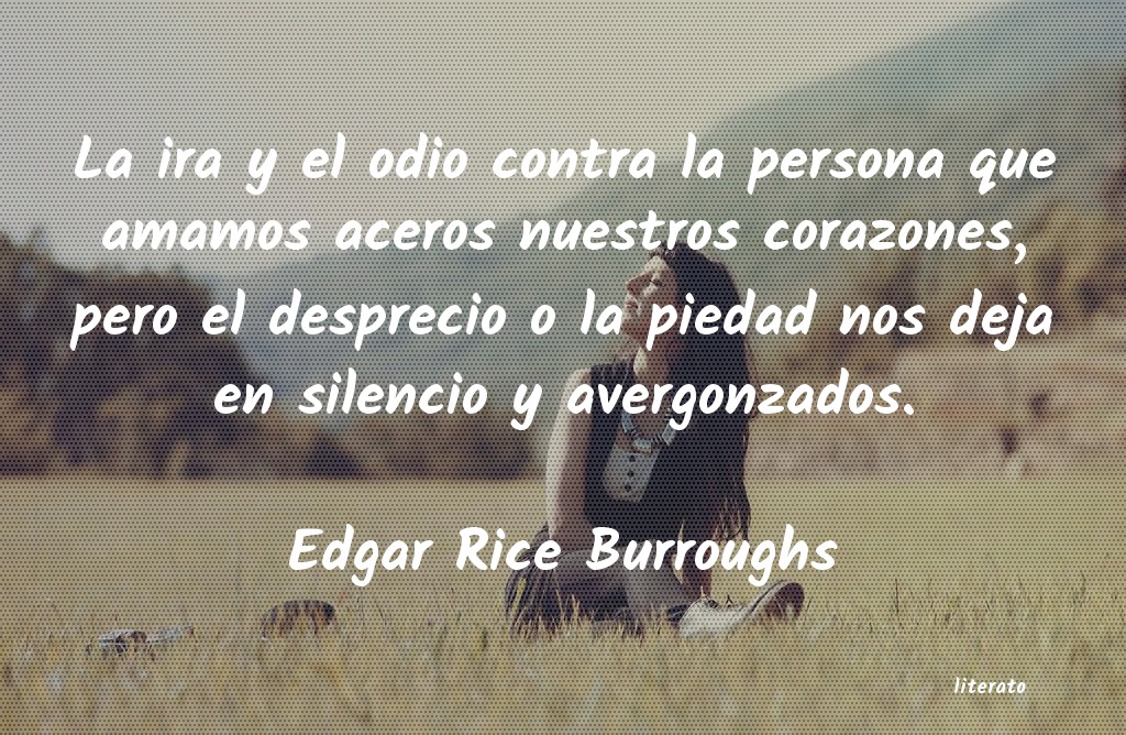 frases de Edgar Rice Burroughs