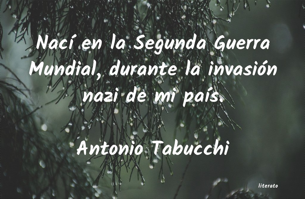 frases de Antonio Tabucchi