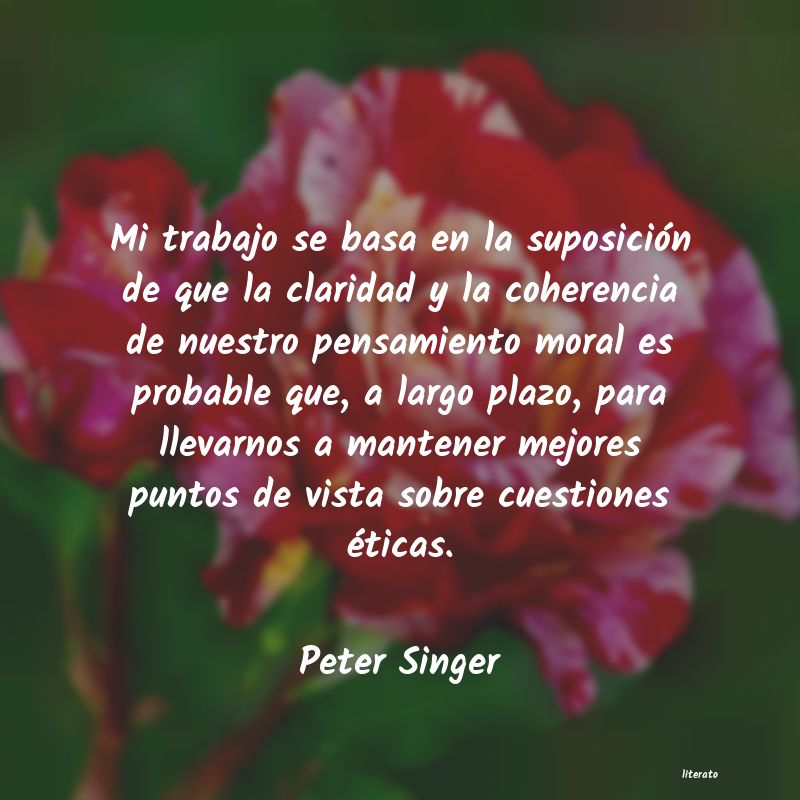 Frases de Peter Singer