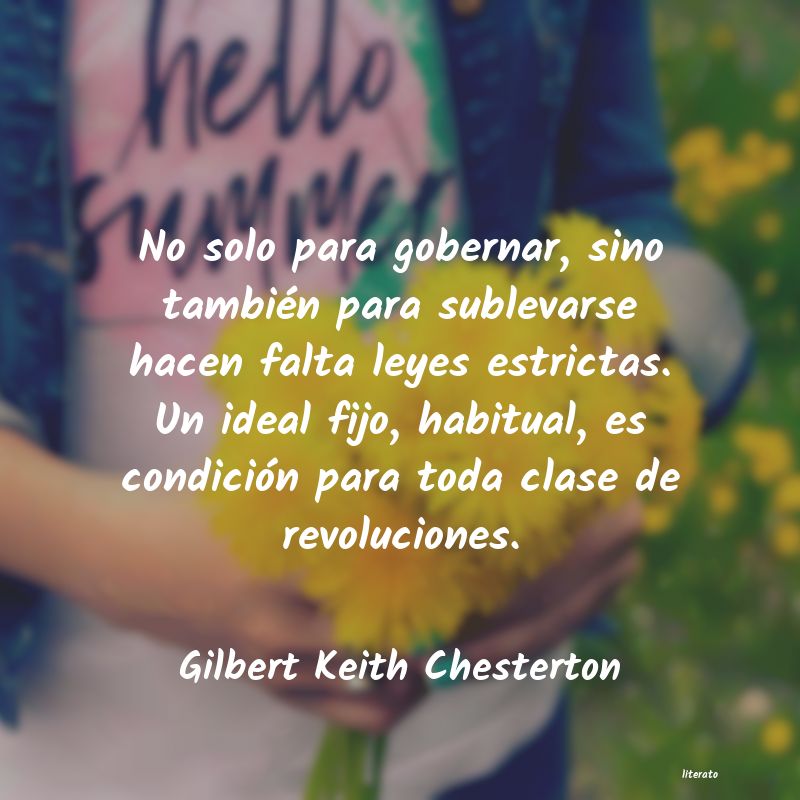 Frases de Gilbert Keith Chesterton