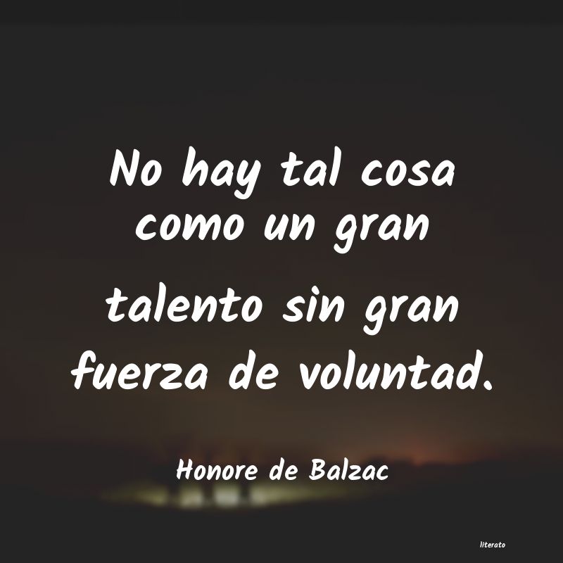 frases de Honore de Balzac