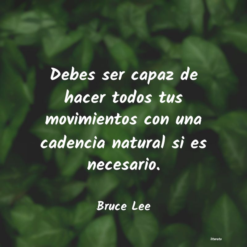 frases de Bruce Lee