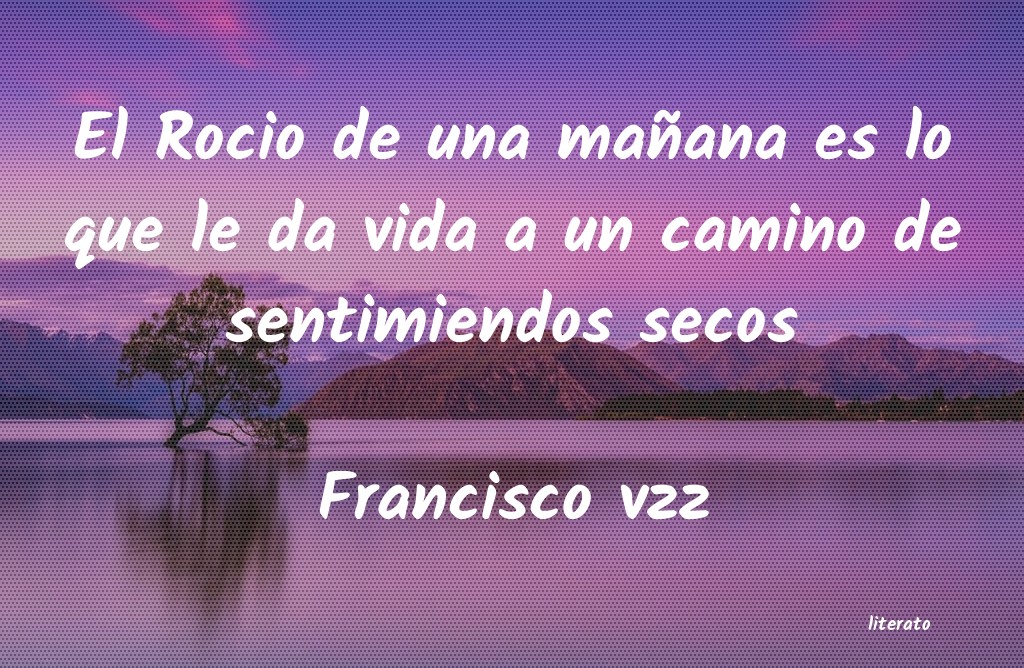 Frases de Francisco vzz