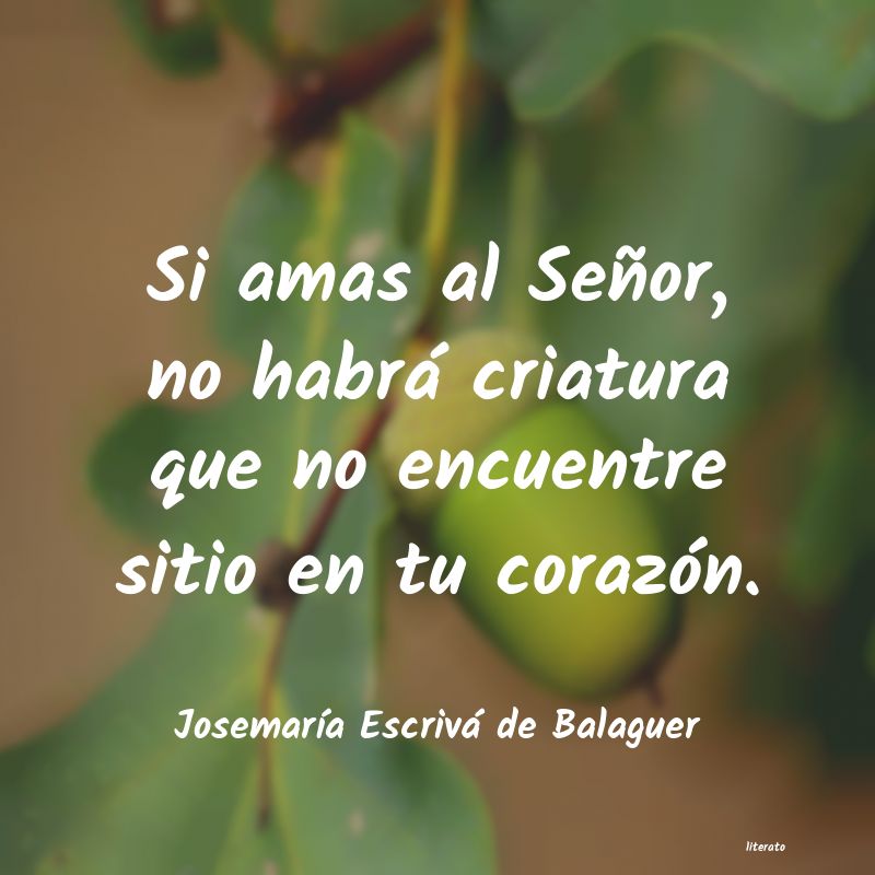 frases de JosemarÃa Escrivá de Balaguer