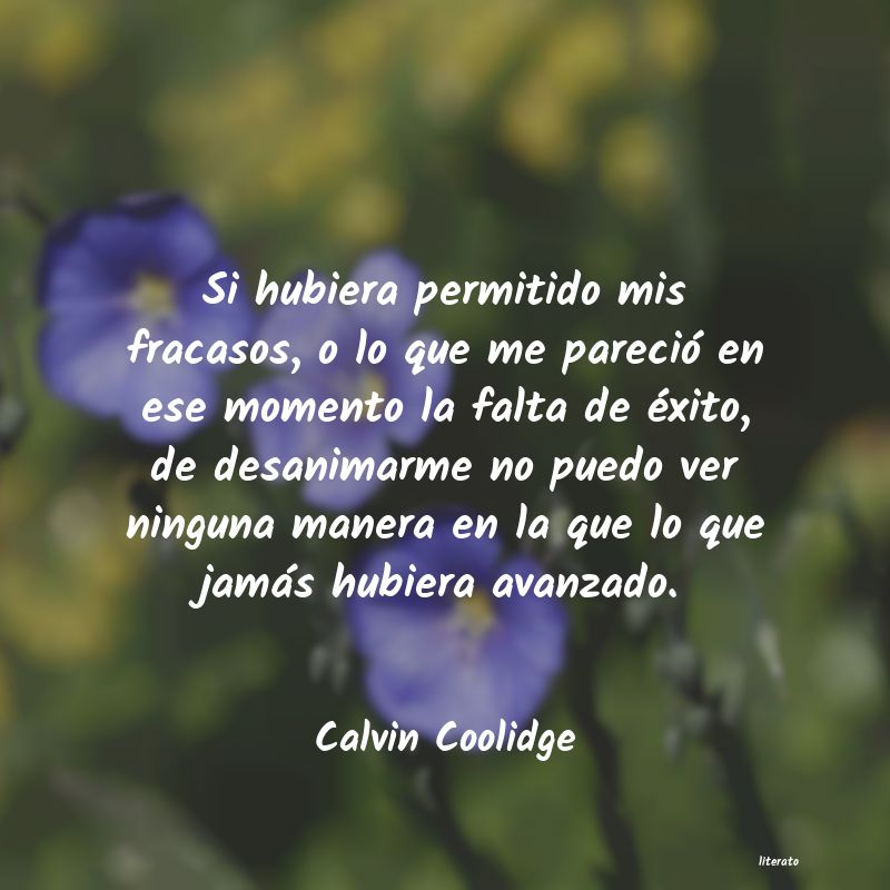 Frases de Calvin Coolidge