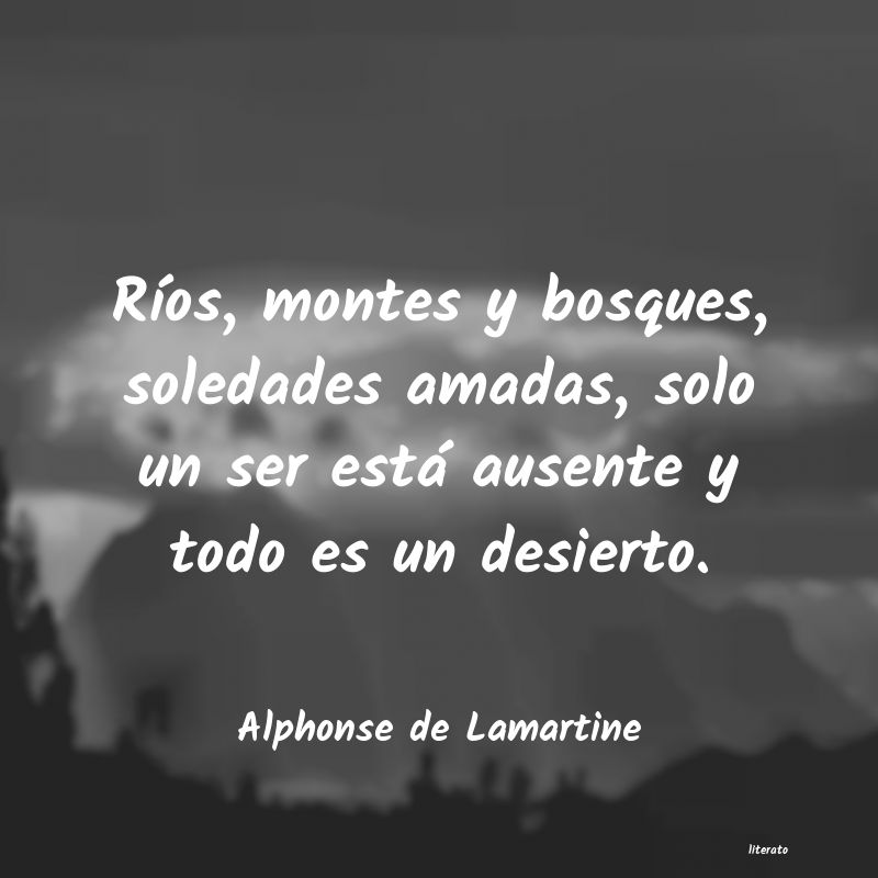 Frases de Alphonse de Lamartine