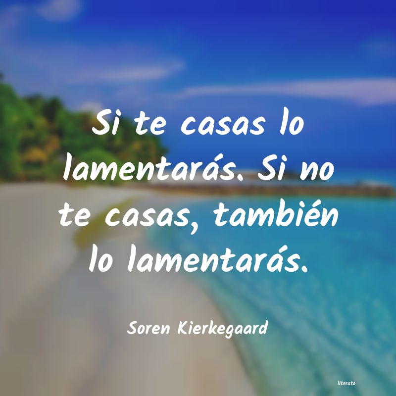 Frases de Soren Kierkegaard