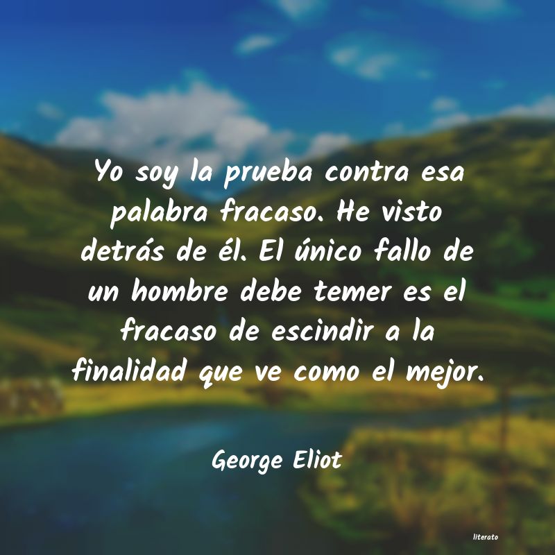 Frases de George Eliot