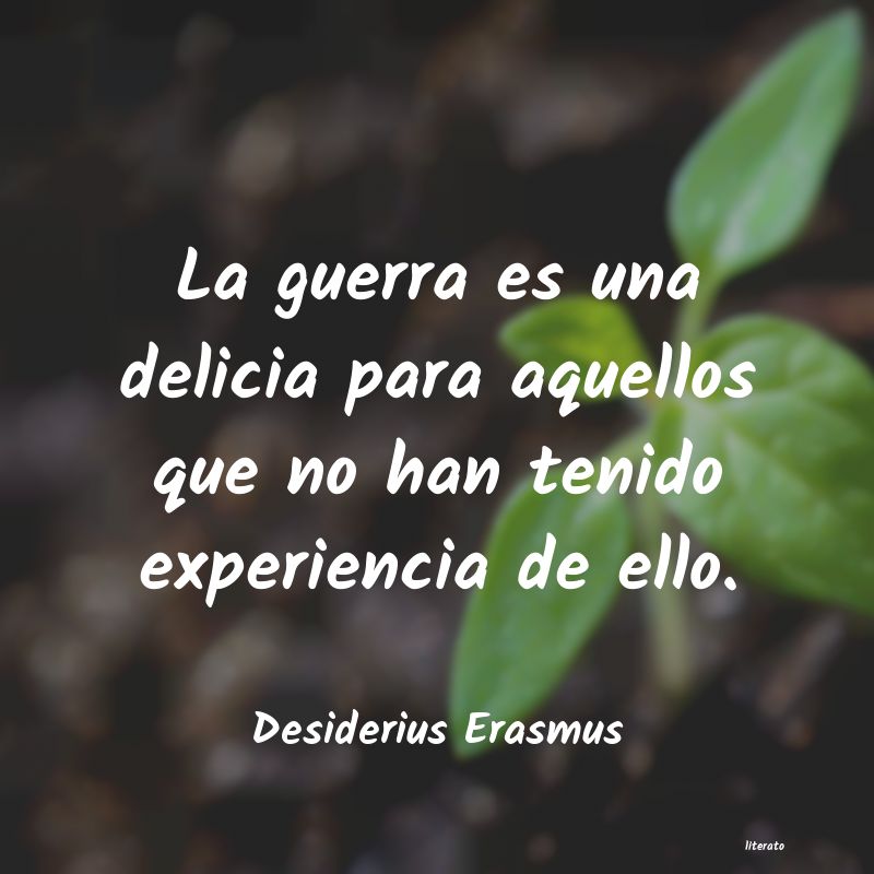 Frases de Desiderius Erasmus