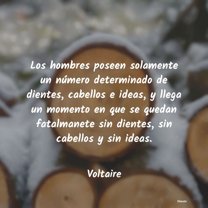 Frases de Voltaire