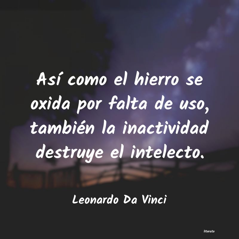 frases de Leonardo Da Vinci