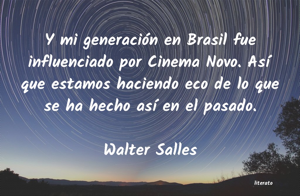 frases de Walter Salles