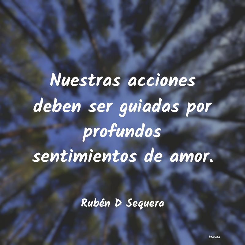 frases de Rubén D Sequera