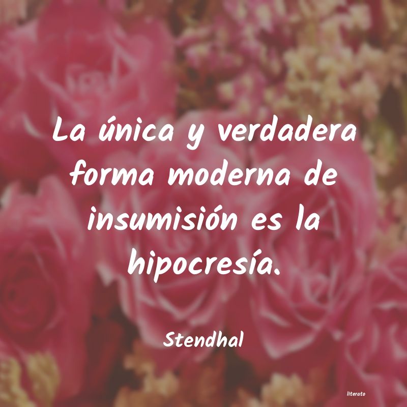 Frases de Stendhal