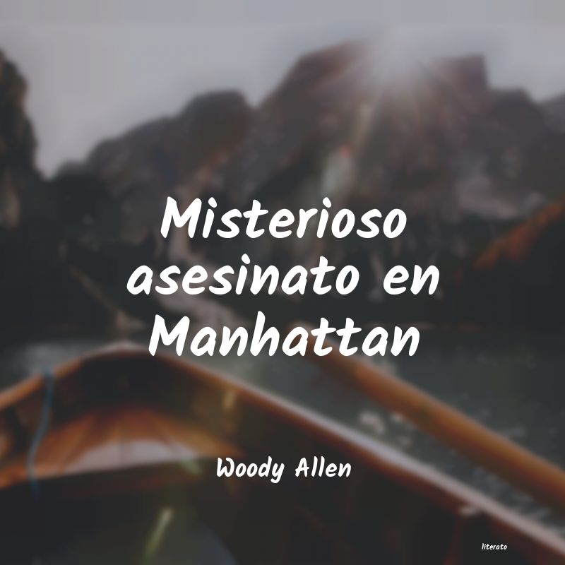 frases de Woody Allen