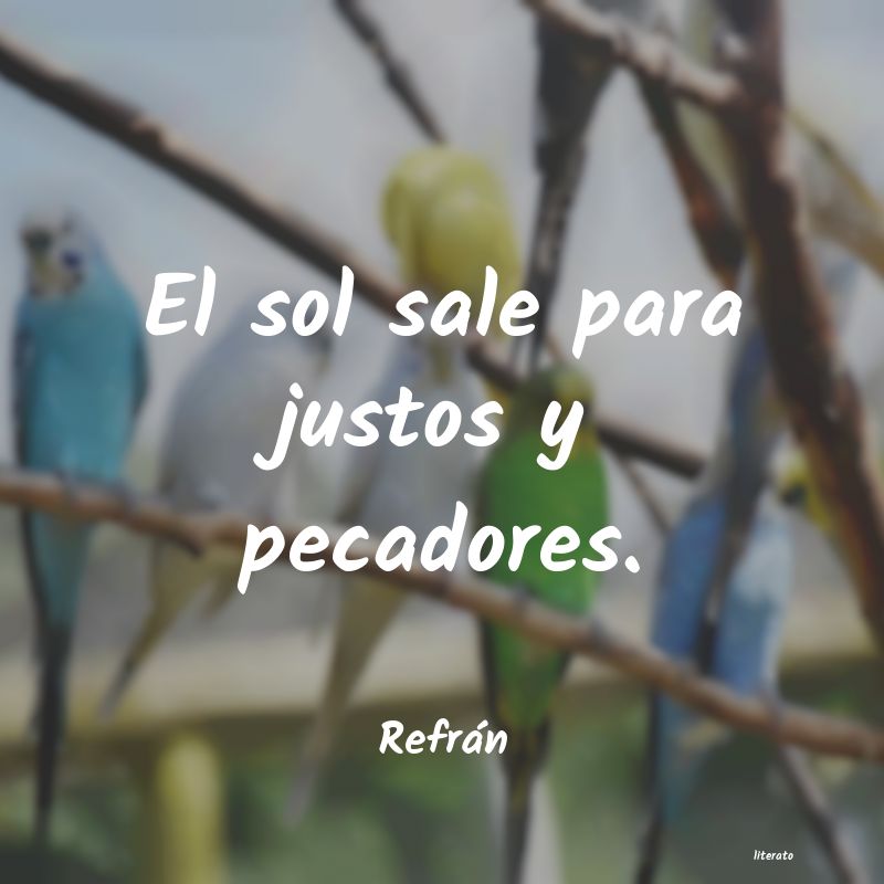 frases de Refrán