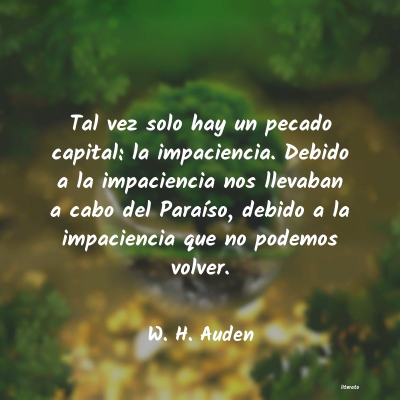 Frases de W. H. Auden