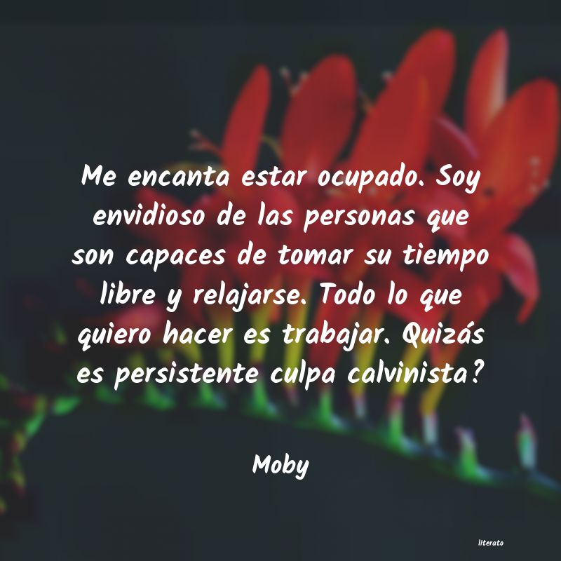 frases de Moby