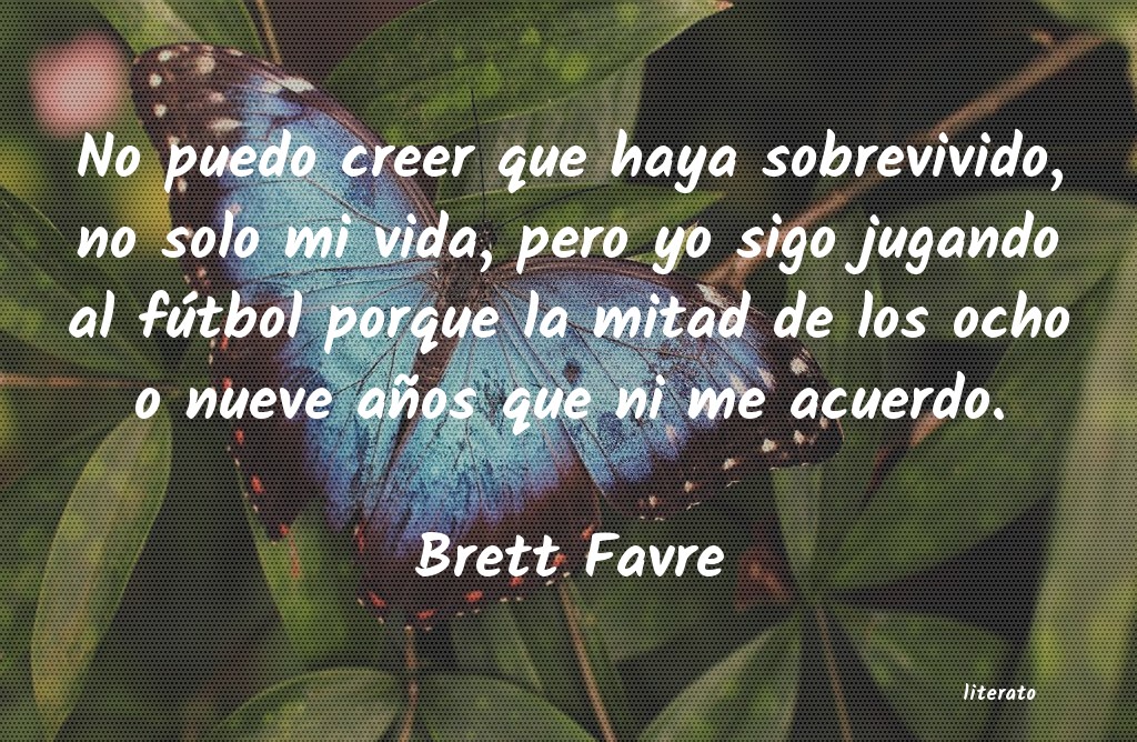 Frases de Brett Favre