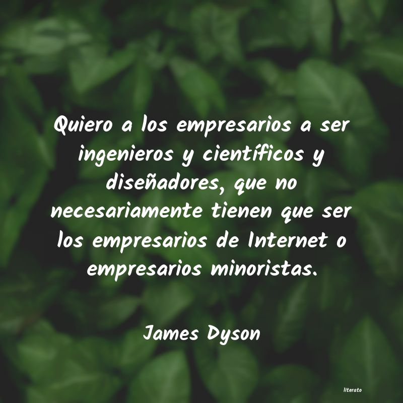 Frases de James Dyson
