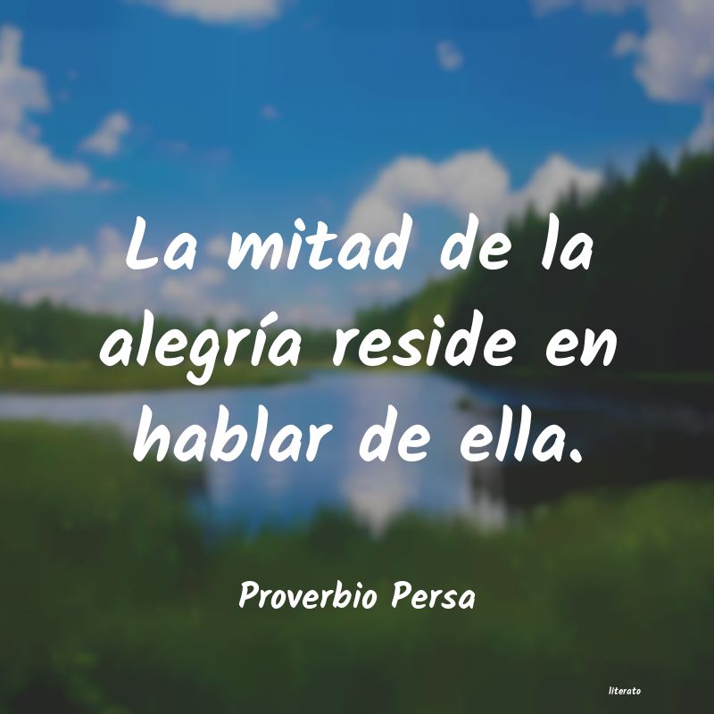 Frases de Proverbio Persa