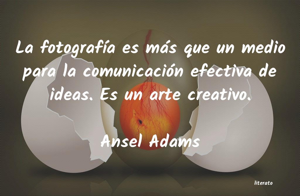 frases de Ansel Adams