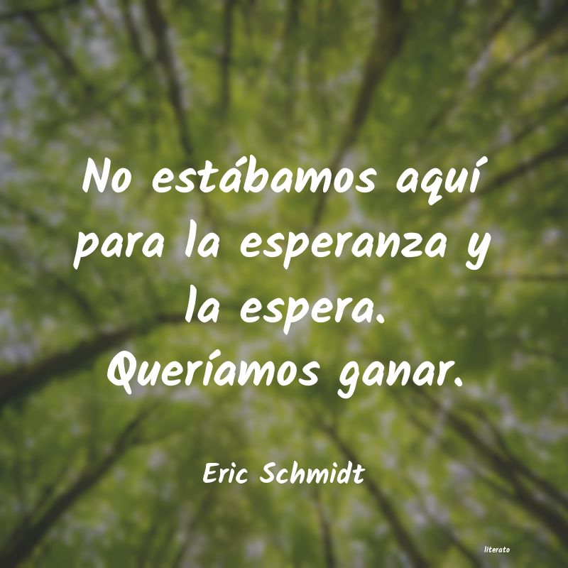 Frases de Eric Schmidt