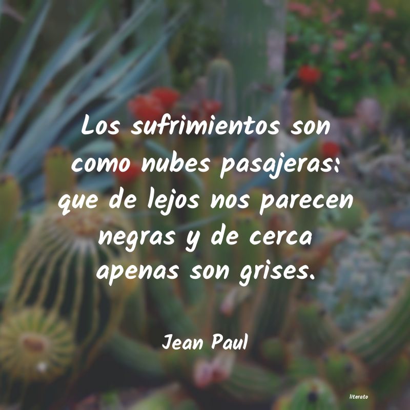 Frases de Jean Paul