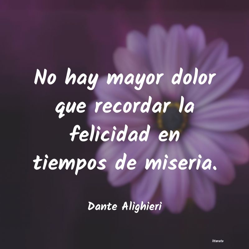 frases de Dante Alighieri