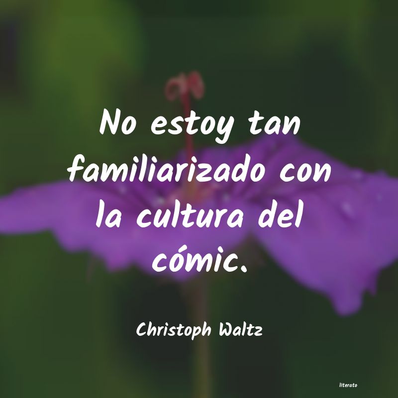 Frases de Christoph Waltz