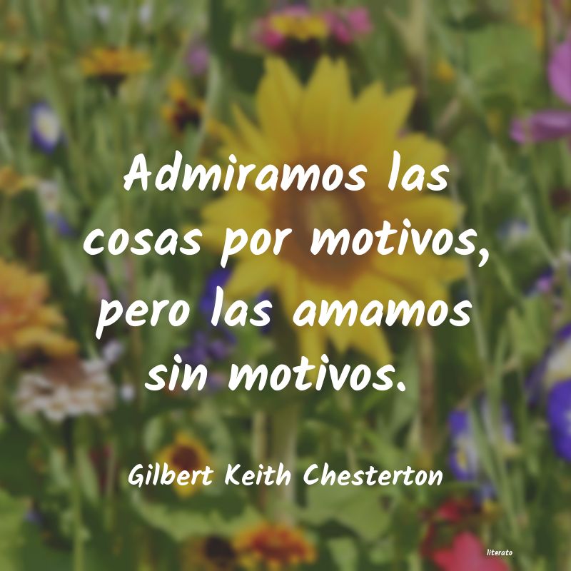 Frases de Gilbert Keith Chesterton