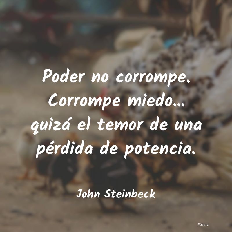 Frases de John Steinbeck